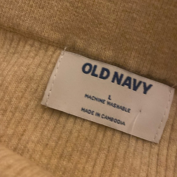 ❤️Old navy cozy crème high-waisted rib-knit mini skirt - Picture 3 of 6